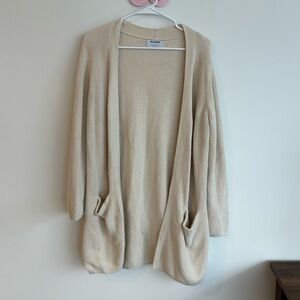 Old Navy Beige Open Front Cardigan